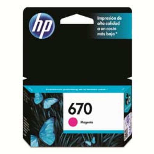 Imagen de CARTUCHO DE TINTA HP 670 MAGENTA ORIGINAL