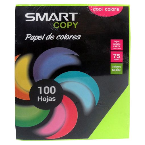 Imagen de PAPEL CARTA NEON VERDE 37K C/100HJS
