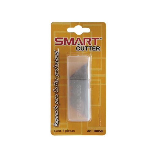 Imagen de REPUESTO NAVAJA ALUMINIO GRANDE METAL USO RUDO CON 5 BLT SMART