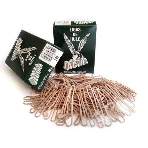 Imagen de LIGA HULE NATURAL #18 CAJA 100GRS