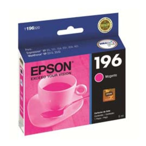 Imagen de CARTUCHO DE TINTA EPSON 196 MAGENTA