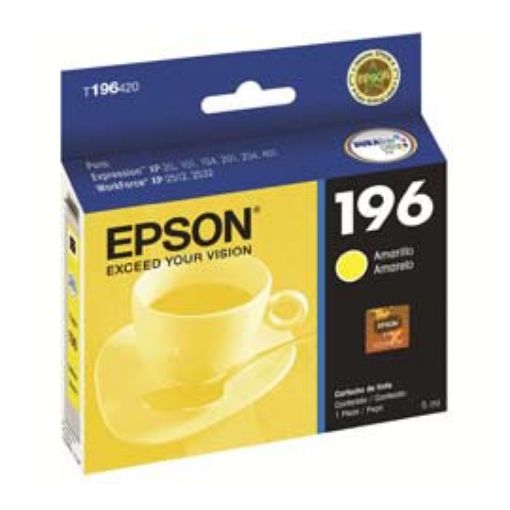Imagen de CARTUCHO DE TINTA EPSON 196 AMARILLO