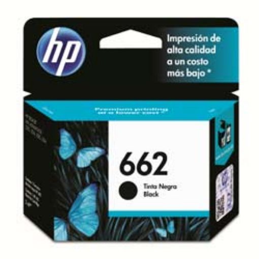Imagen de CARTUCHO DE TINTA HP 662 NEGRO ORIGINAL