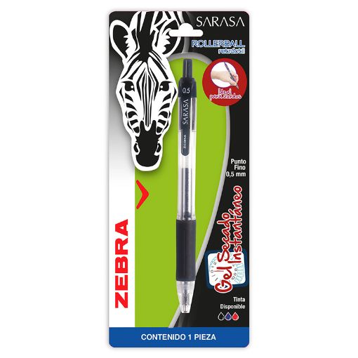 Imagen de BOLIGRAFO FINO GEL NEGRO SARASA BLT