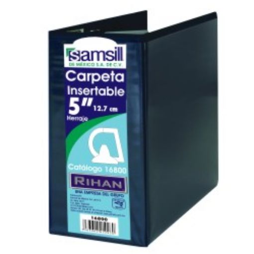 Imagen de CARPETA ARILLO 5 D NEGRA PANORAMICA SAMSILL