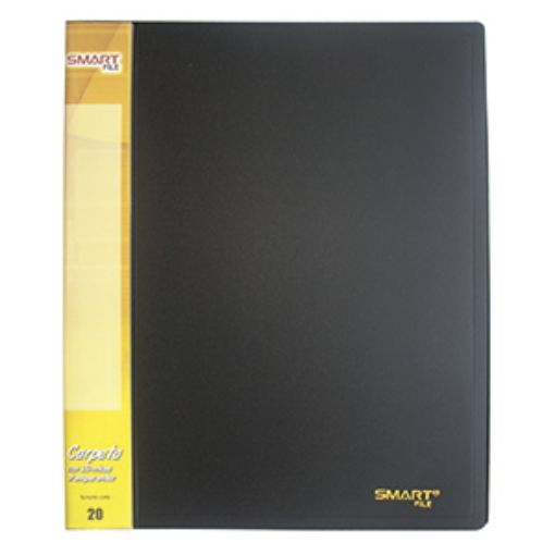 Imagen de CARPETA CARTA CON 20 MICAS NEGRO SOLIDO