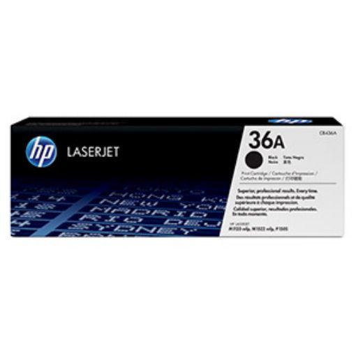 Imagen de TONER LASER HP 36A NEGRO ORIGINAL