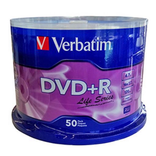 Imagen de DISCO DVD+R 4.7GB 16X C/50PZAS