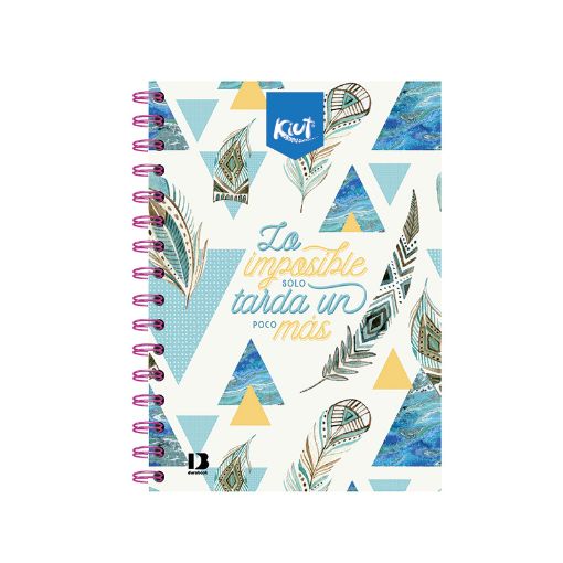 Imagen de CUADERNO ESPIRAL FRANCES 100H C-7 KIUT