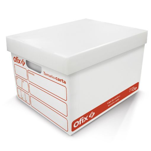 Imagen de CAJA ARCHIVO CARTA PLASTICA OFIX