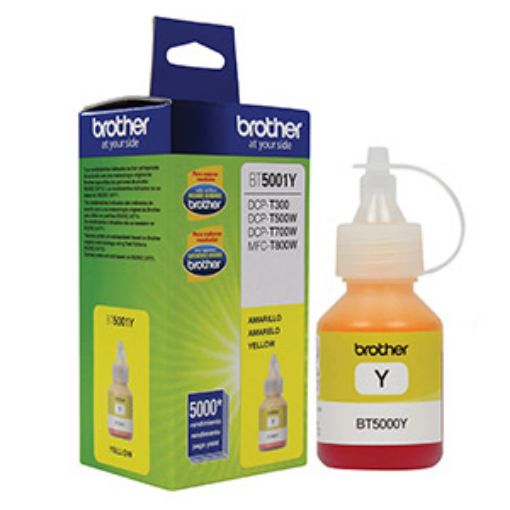 Imagen de BOTELLA DE TINTA BROTHER BT5001Y AMARILLO