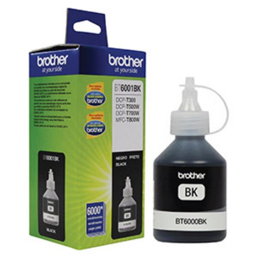 Imagen de BOTELLA DE TINTA BROTHER BT6001BK NEGRO
