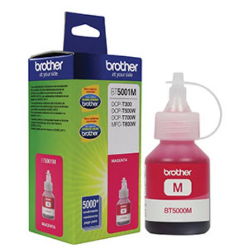 Imagen de BOTELLA DE TINTA BROTHER BT5001M MAGENTA