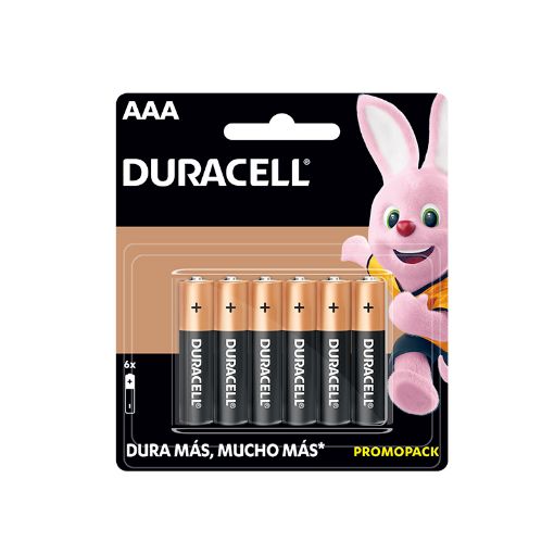 Imagen de PILA AAA DURACELL 4 PILAS + 2 GRATIS