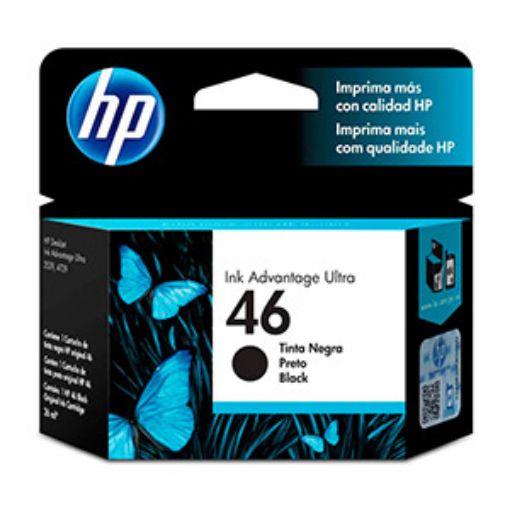 Imagen de CARTUCHO DE TINTA HP 46 NEGRO ORIGINAL