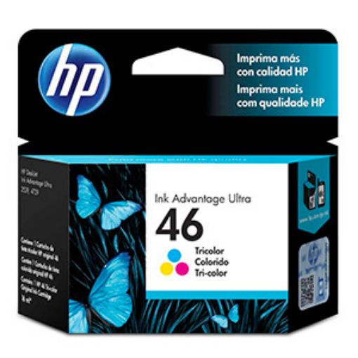 Imagen de CARTUCHO DE TINTA HP 46 COLOR ORIGINAL