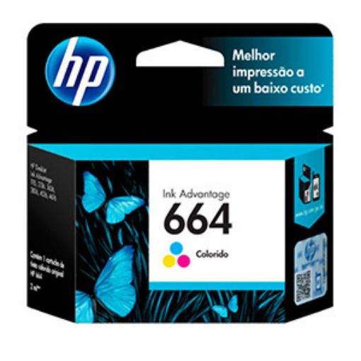 Imagen de CARTUCHO DE TINTA HP 664 COLOR ORIGINAL