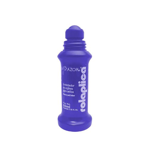 Imagen de TINTA PARA SELLO ROLAPLICA 60ML AZUL
