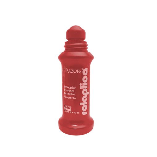 Imagen de TINTA PARA SELLO ROLAPLICA 60ML ROJO