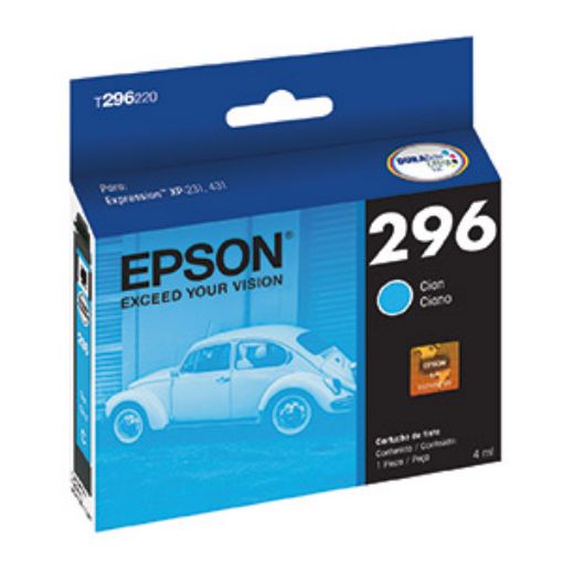 Imagen de CARTUCHO DE TINTA EPSON 296 CYAN