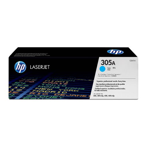 Imagen de TONER LASER HP 305A CYAN CE411A