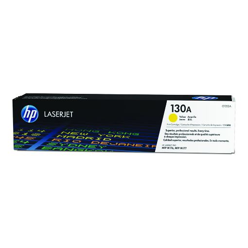 Imagen de TONER LASER HP 130A AMARILLO