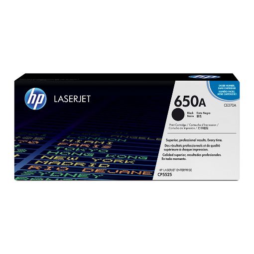 Imagen de TONER LASER HP 650A NEGRO