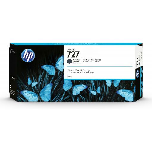Imagen de CARTUCHO DE TINTA HP 727 NEGRO MATE DESIGNJET C1Q12A