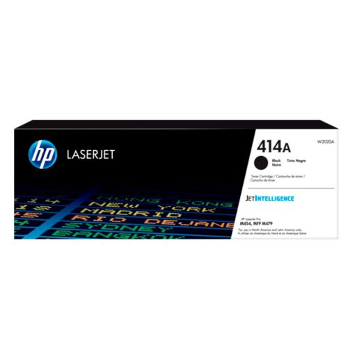 Imagen de TONER LASER HP 414A NEGRO W2020A