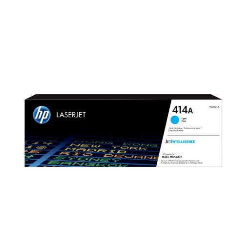 Imagen de TONER LASER HP 414A CYAN W2021A