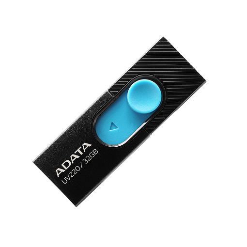 Imagen de MEMORIA USB 32GB 2.0 ADATA UV220, NEGRO/AZUL