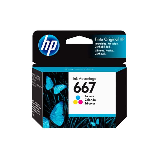 Imagen de CARTUCHO DE TINTA HP 667 COLOR ORIGINAL