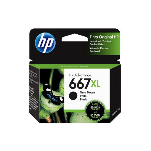 Imagen de CARTUCHO DE TINTA HP 667XL NEGRO ORIGINAL
