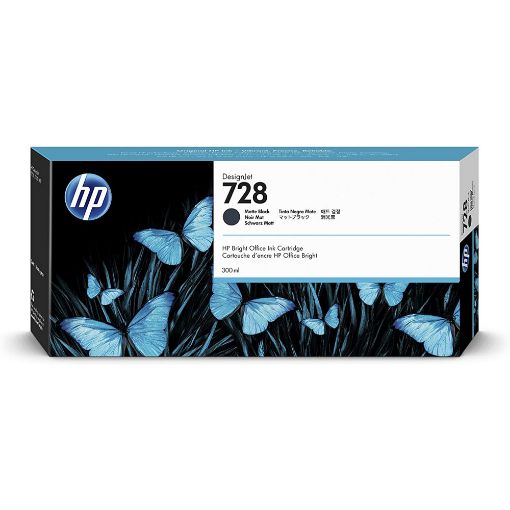 Imagen de CARTUCHO DE TINTA HP 728 NEGRO MATE F9J68A