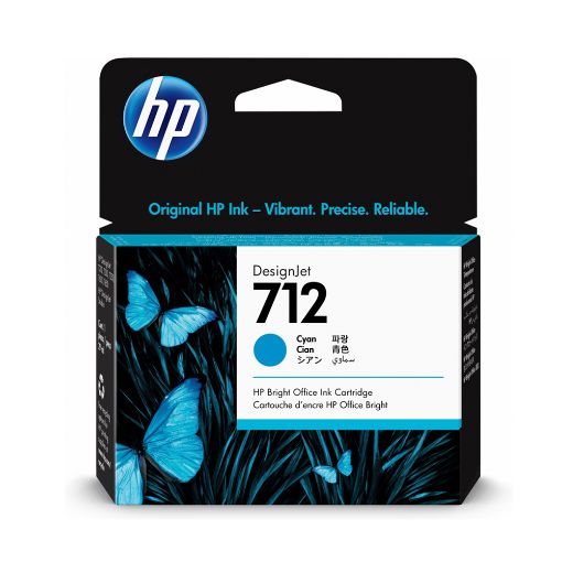 Imagen de CARTUCHO DE TINTA HP 712 CIAN 3ED67A
