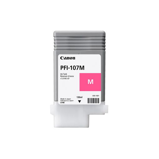 Imagen de CARTUCHO DE TINTA CANON PFI 107M MAGENTA