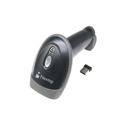 Imagen de LECTOR DE CODIGO DE BARRAS/QR NEXTEP INALÁMBRICO 1D Y 2D, USB