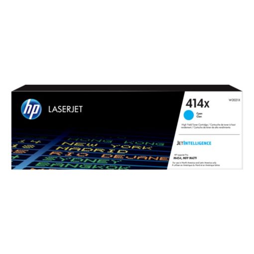 Imagen de TONER LASER HP 414X CYAN W2021X