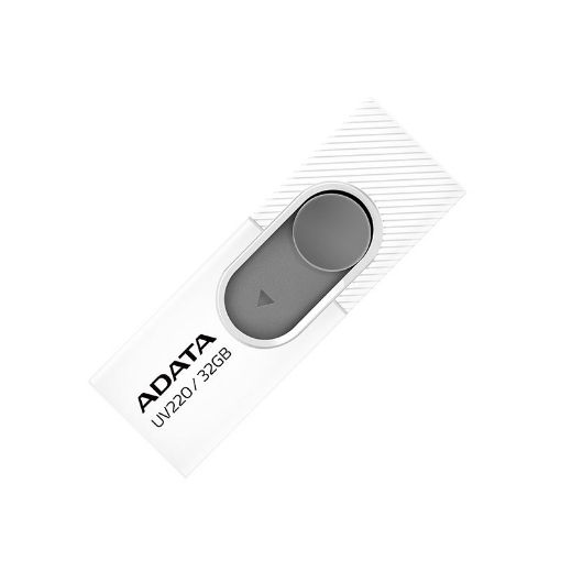 Imagen de MEMORIA USB 32GB 2.0 ADATA UV220, BLANCO/GRIS