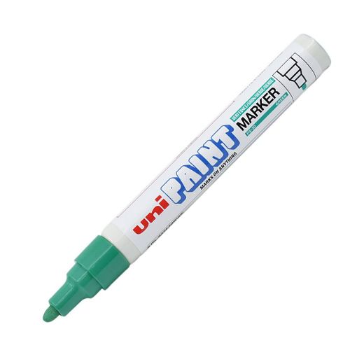 Imagen de MARCADOR PERMANENTE UNI PAINT MARKER VERDE PX-20