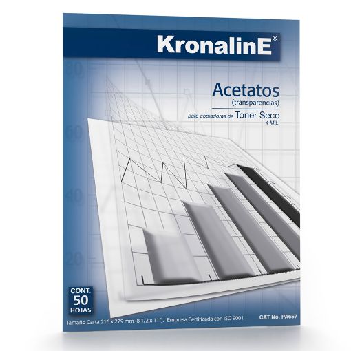 Imagen de ACETATO CARTA C/50PZAS KRONALINE