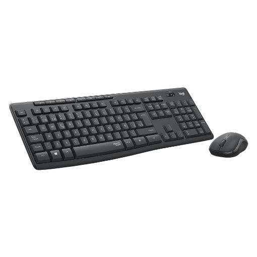 Imagen de KIT TECLADO Y MOUSE INALAMBRICO MK295 SILENT, GRAFITO