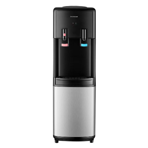 Imagen de DESPACHADOR DE AGUA FRIA Y CALIENTE DE PISO COOLWATER, 2 LLAVES, NEGRO