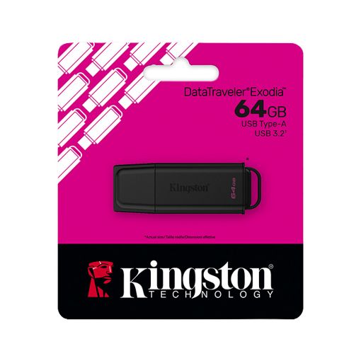 Imagen de MEMORIA USB 64GB 3.2 DTXG2, NEGRO